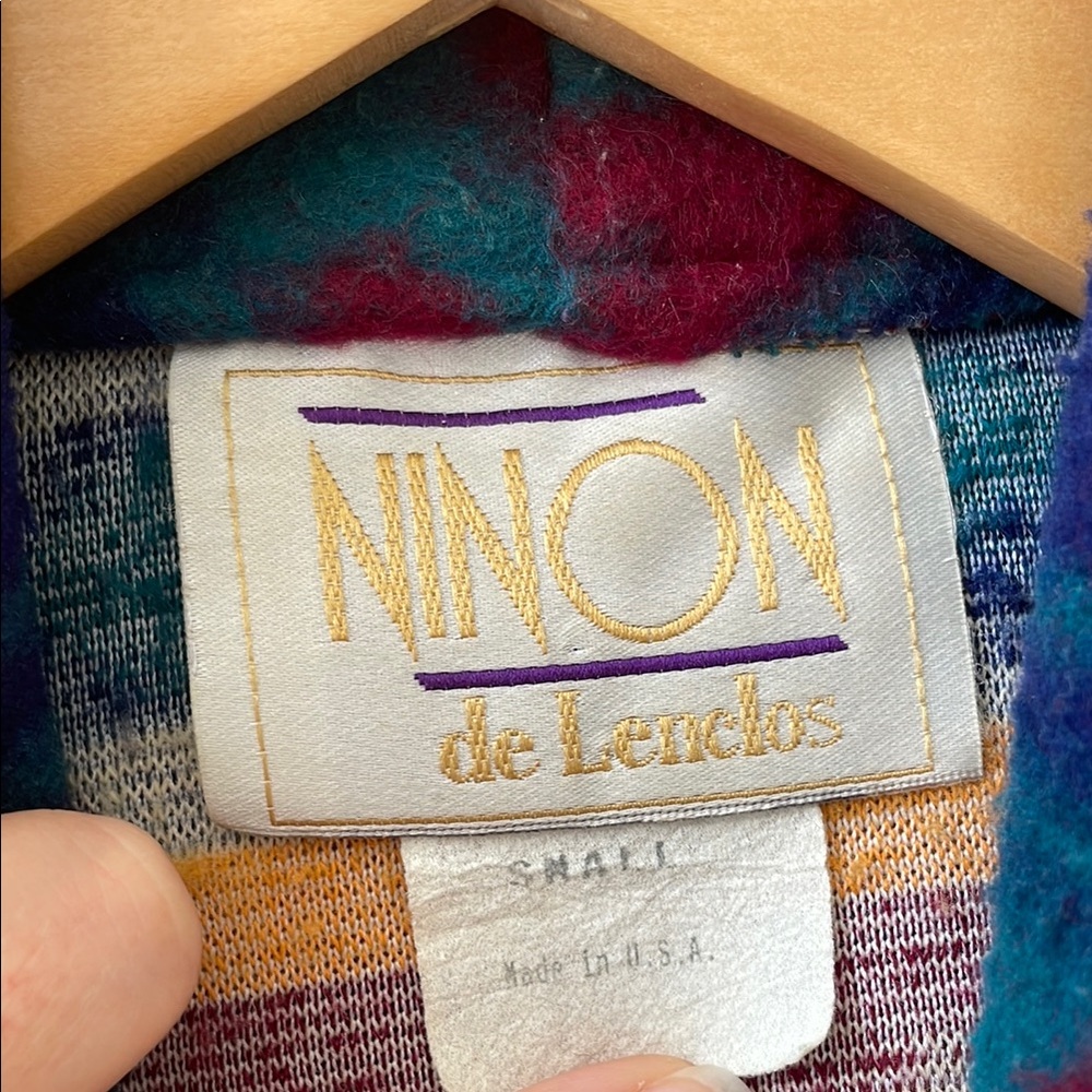 Colorful Geometric Patterned Jacket - Picture 2 of 2